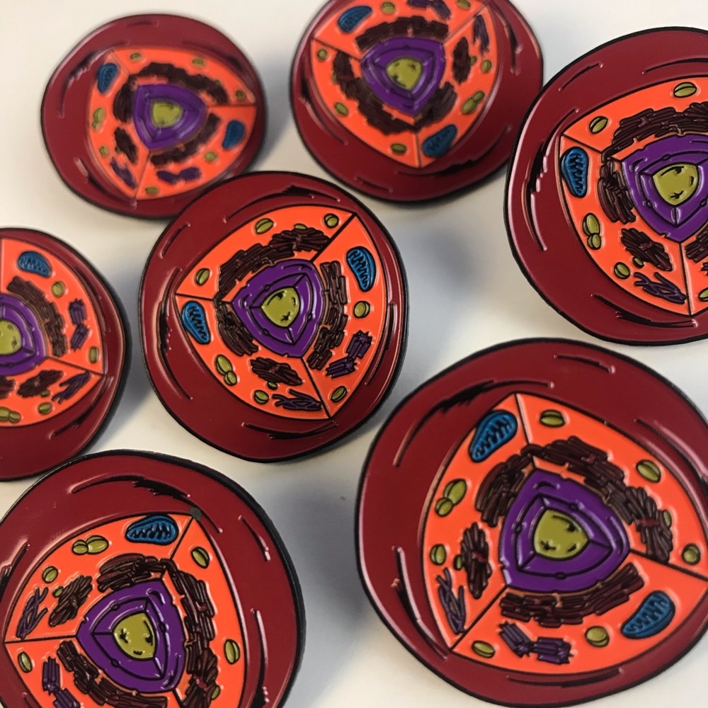 Animal Cell Enamel Pin - Picture 3 of 3
